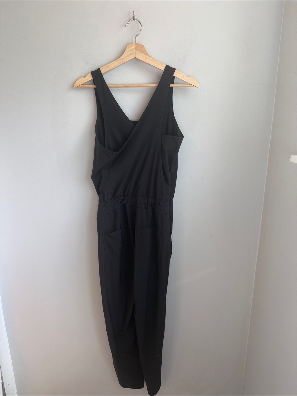 Patagonia Fleetwith Romper Jumpsuit Black Small Recycled Polyester Athleisure - Picture 5 of 5